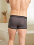 Experience Luxury Everyday – Ultra-Soft Men's Micromodal Solid Trunks Midnight Grey